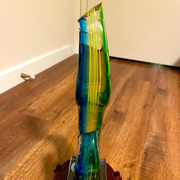 Mid 20th Century Murano Ribbon Art Glass Sculpture - Picture 4 of 10
